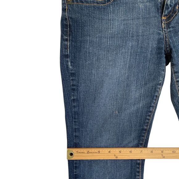 Vintage Y2K Guess Daredevil Boot Jeans Women 30 Denim Distressed Low Rise Grunge - Picture 7 of 14